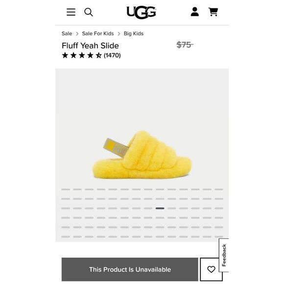 UGG Fluff Yeah Slides - Yellow - Picture 9 of 9